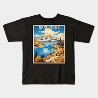 Bariloche Argentina Vintage Tourism Poster Kids T-Shirt